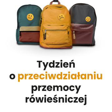 Plakat tydzien o przeciwdzialaniu przemocy rowiesniczej