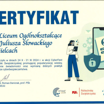certyfikat